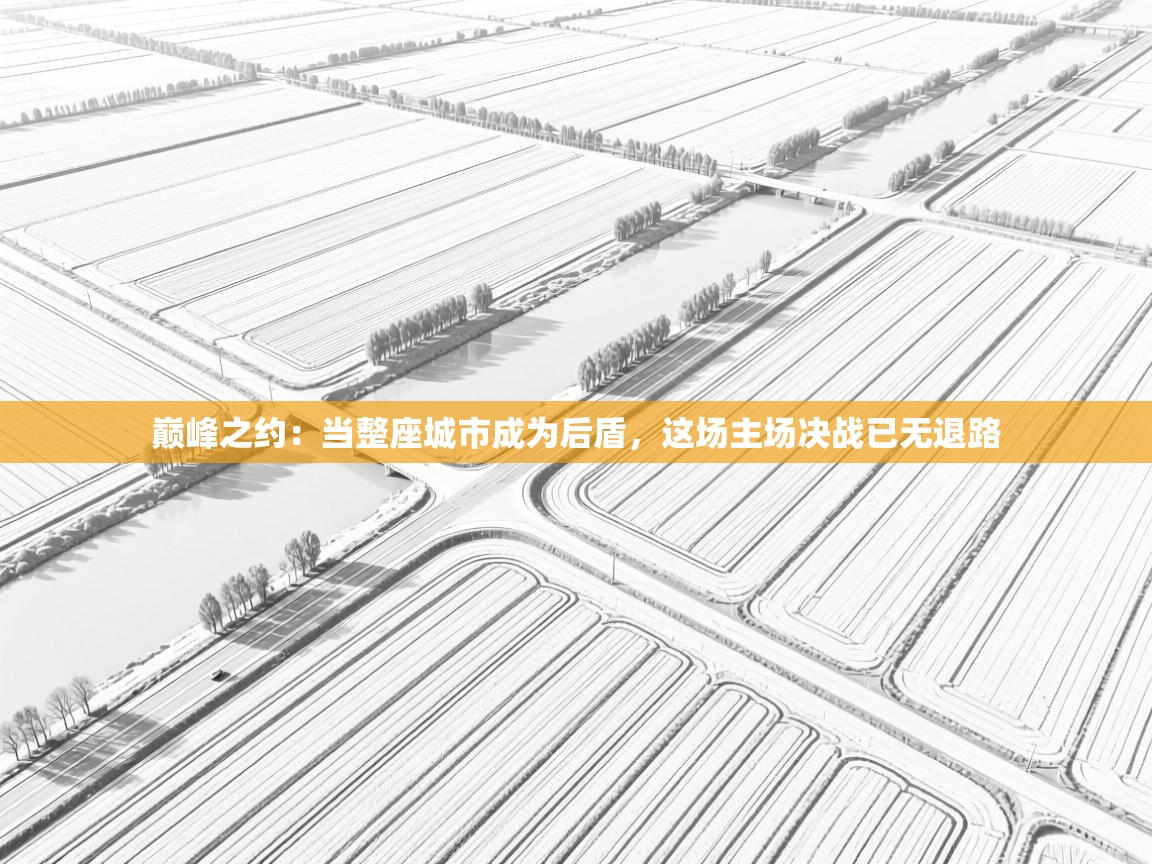 巅峰之约：当整座城市成为后盾，这场主场决战已无退路  第2张